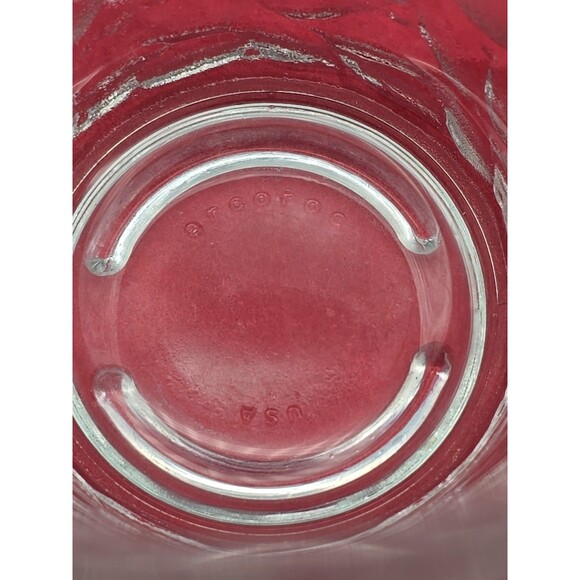 Arcoroc Pebbled Glass Mugs Pebble Pattern Coffee Tea Cup 4 Pcs France Vtg - Picture 8 of 8